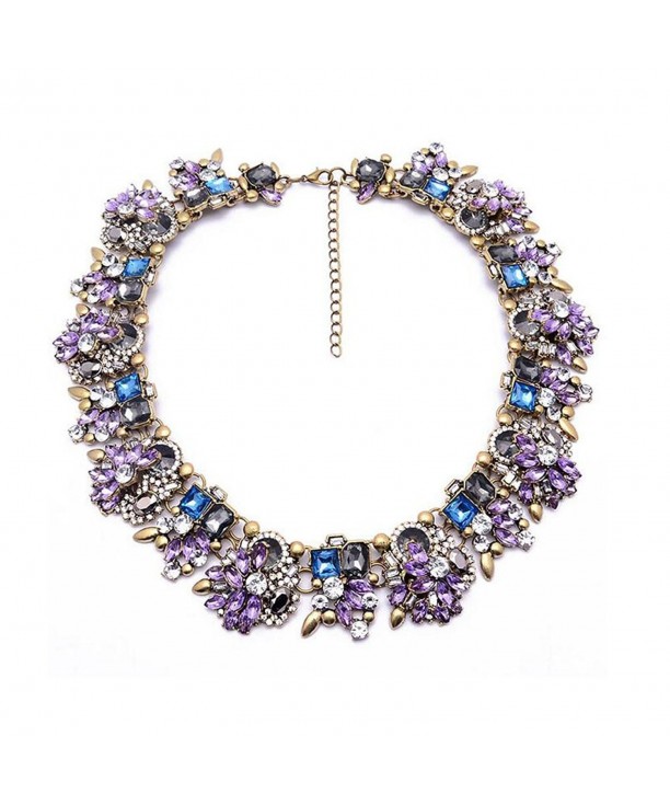 Ziye Shop Colorful Rhinestone Necklace