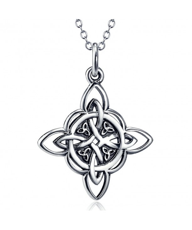 YFN Sterling Triquetra Pendant Necklace