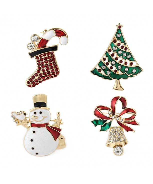 Christmas Brooch Holiday snowman christmas