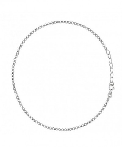 Sterling Silver Anklet Bracelet inches