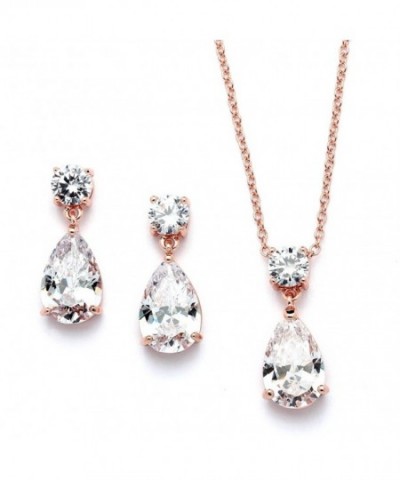 Mariell Teardrop Necklace Weddings Bridesmaids