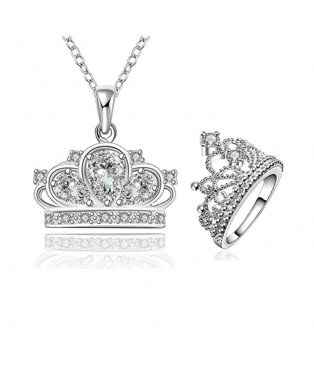 HMILYDYK Sterling Necklace Princess Engagement