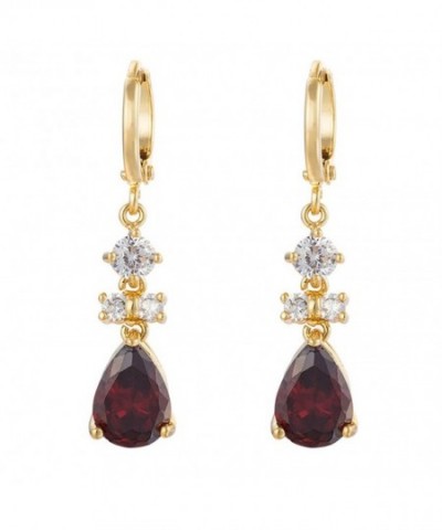 YAZILIND Luxury Plated Dangle Earrings