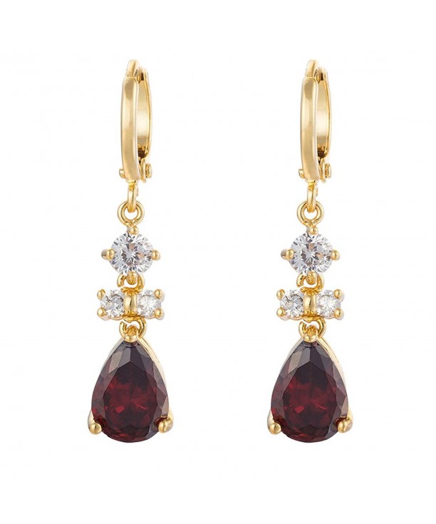 YAZILIND Luxury Plated Dangle Earrings