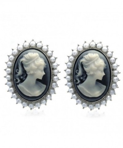 Light Cameo Earrings Fashion Jewelry