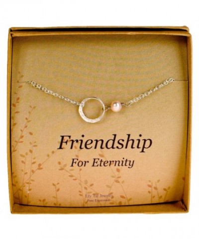 Friendship Bracelet Sterling Eternity Cultured