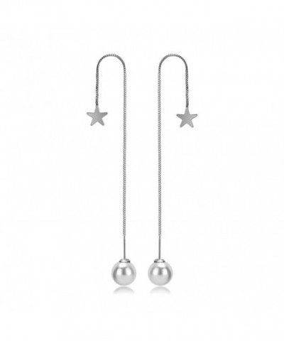 Sterling Silver Tassel Threader Earrings