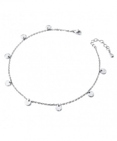 Anklet Sterling Silver Adjustable bracelet