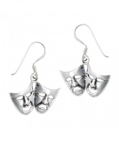 Sterling Silver Comedy Tragedy Earrings