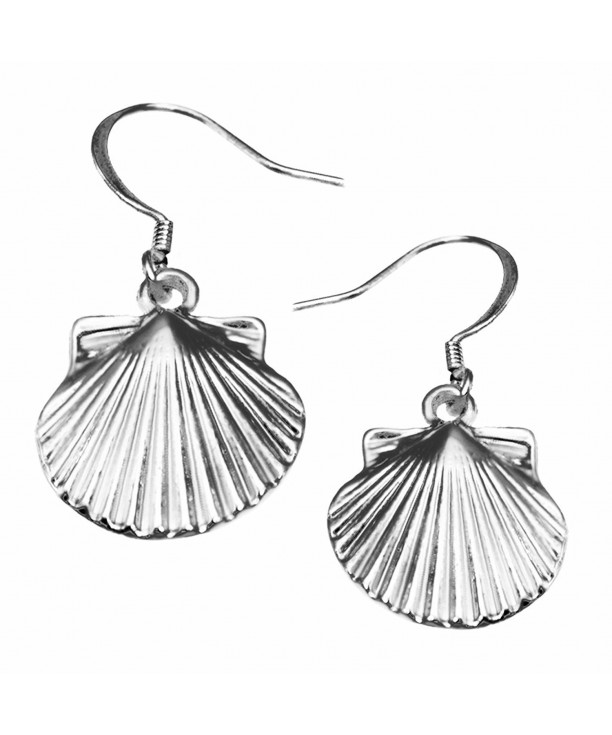 Scallop Earrings Cape Cod Jewelry CCJ