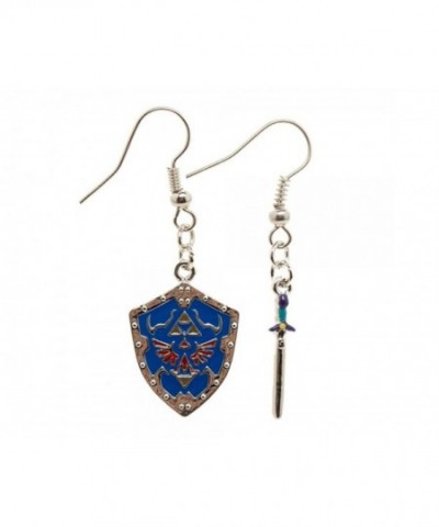 Bioworld EG42CRNTN Nintendo Shield Earrings