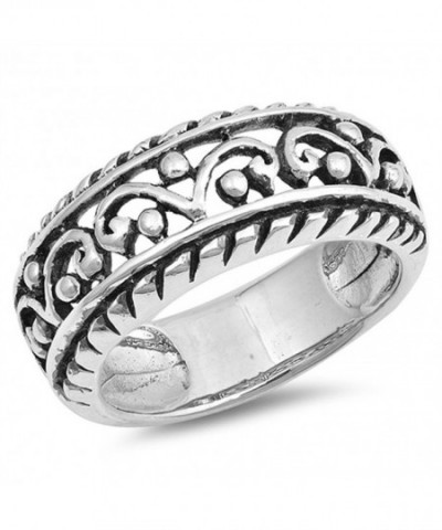 Filigree Statement Sterling Silver RNG17387 8