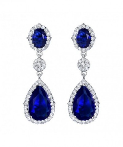 SELOVO Pierced Earrings Silver Zirconia