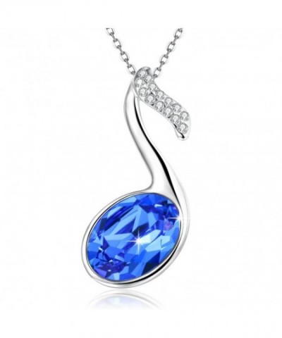 Angealdy Pendant Necklace Swarovski birthday