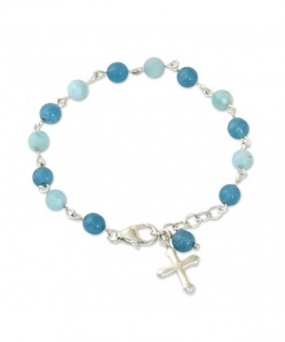 NOVICA Multi Gem Amazonite Sterling Bracelet