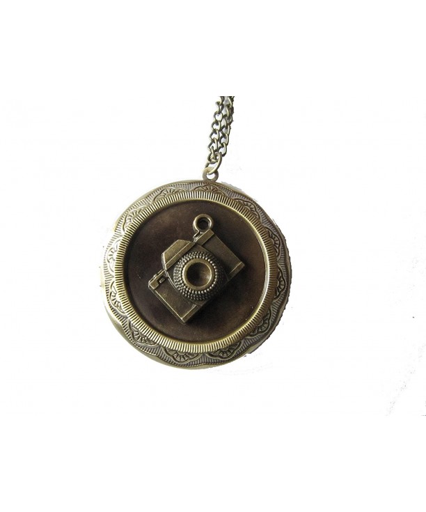 Vintage Camera Locket Photographer Necklace