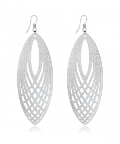 LY8 Filigree Lightweight Oversized Earrings