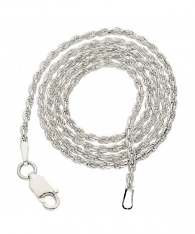 Sterling Silver Diamond cut Chain Necklace