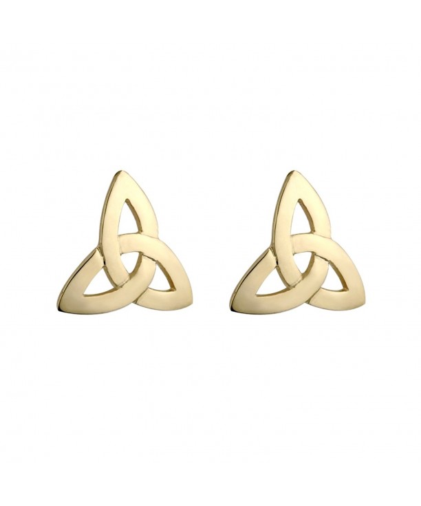 Trinity Earrings Plated Studs Irish