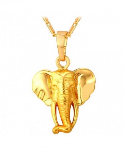 Elephant Pendant Necklace African Jewelry