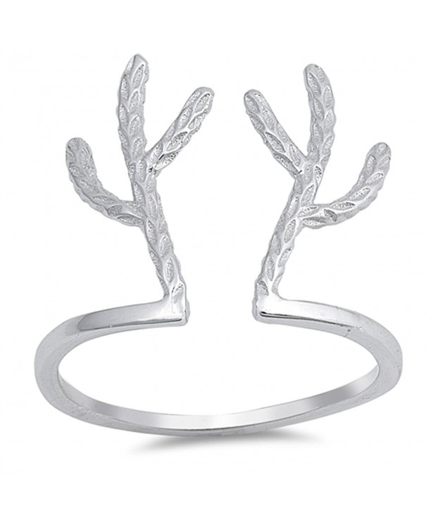 Reindeer Antlers Christmas Sterling Silver
