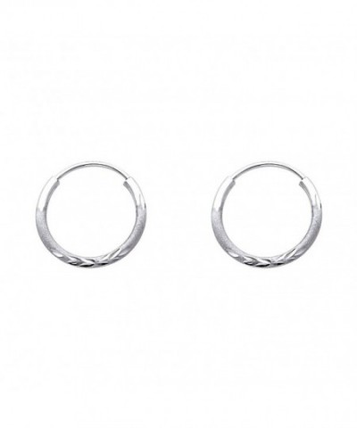 Diamond Polished Elegant Earrings Diameter