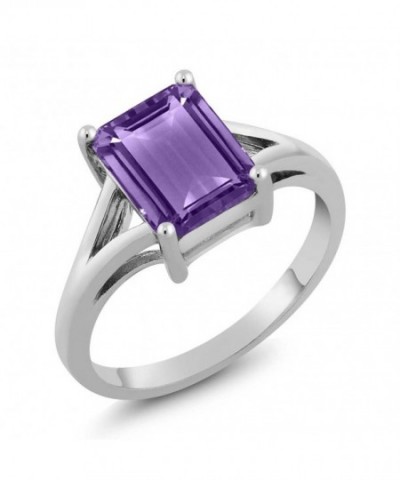 Sterling Amethyst Birthstone Solitaire Available