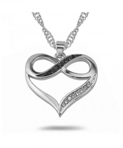 Katies Style Infinity Crystal Necklace