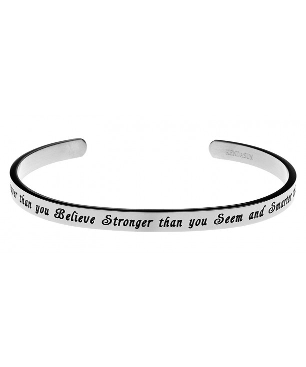 Believe Stronger Premium Stainless Bracelet