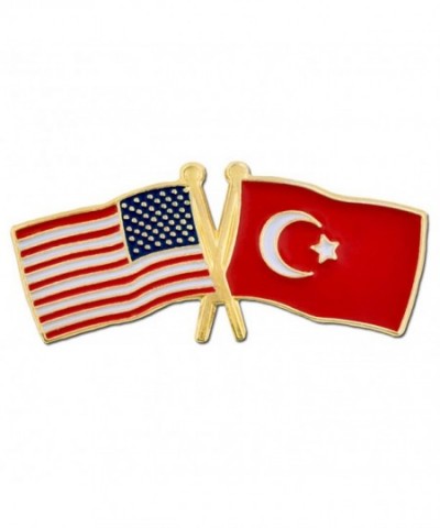 PinMarts Turkey Crossed Friendship Enamel