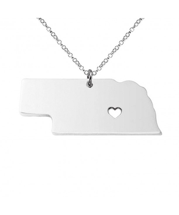 Stainless Pendant Necklace Nebraska NE