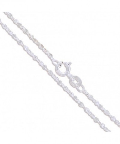 Sterling Silver Serpentine Twist Necklace