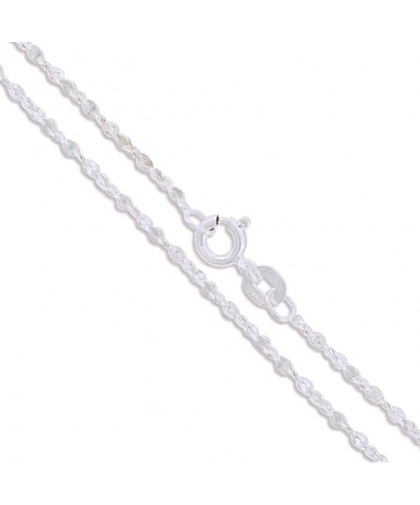 Sterling Silver Serpentine Twist Necklace