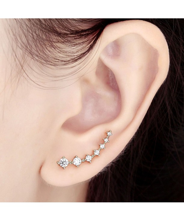 OKAJEWELRY Cubic Zircon Crystal Earrings