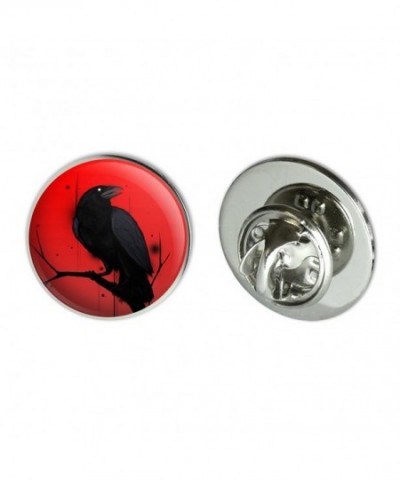 Crow Branch Metal Lapel Pinback