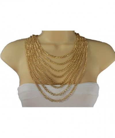 Women Fashion Jewelry Strands Necklace