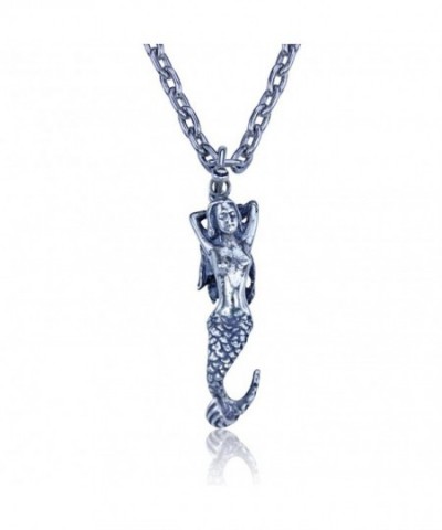 Relaxing Mermaid Sterling Stainless Necklace