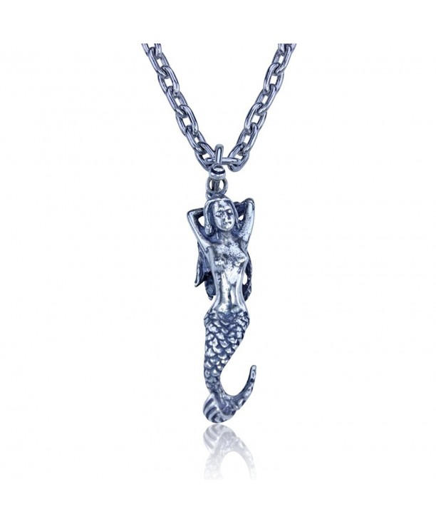 Relaxing Mermaid Sterling Stainless Necklace