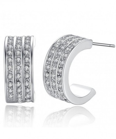 Joyfulshine Womens Crystal Zircon Earrings