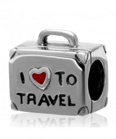 Travel Sterling Silver Suitcase Bracelet