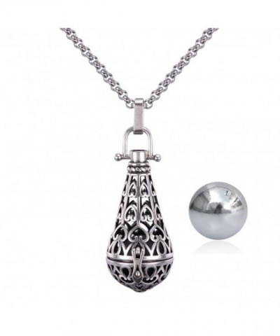 Antique Teardrop Pendant Pregnancy Necklace