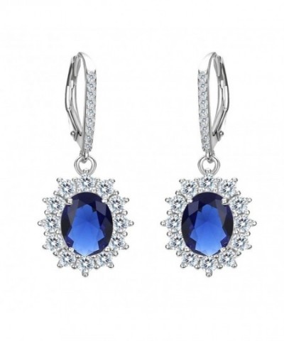 EVER FAITH Sterling Leverback Earrings