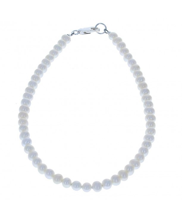 Womens Genuine Cultured Pearls Sterling