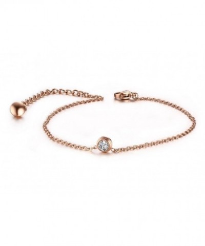 Stainless Crystal Anklets Bracelet Jewelry