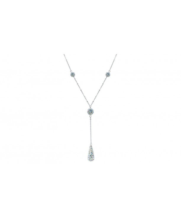 Sterling Spectacular Crystal Necklace Available