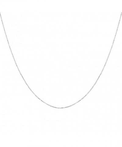 Solid Sterling Silver Diamond Necklace