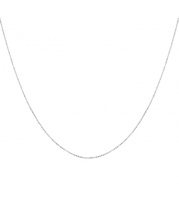 Solid Sterling Silver Diamond Necklace