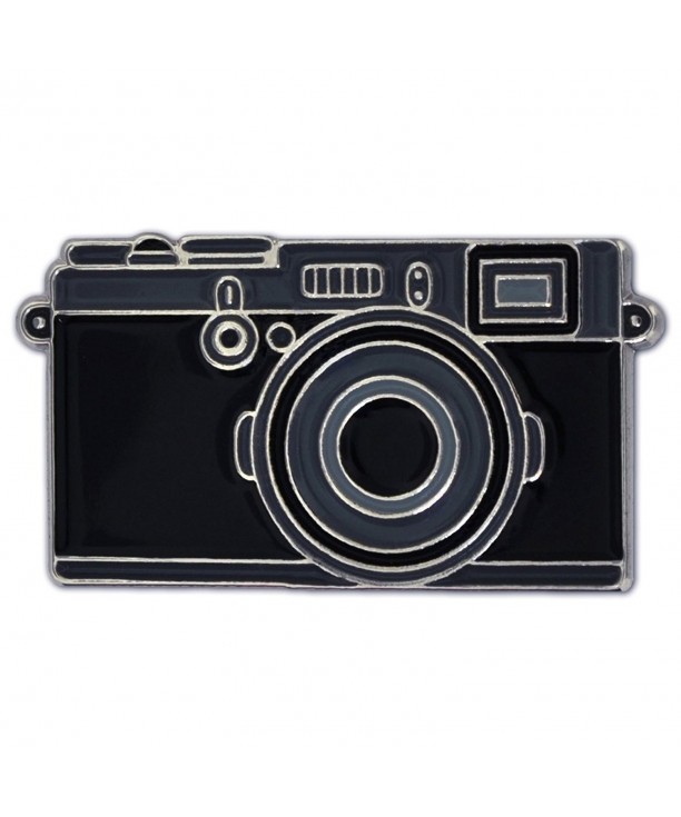 PinMarts Black Camera Photography Enamel