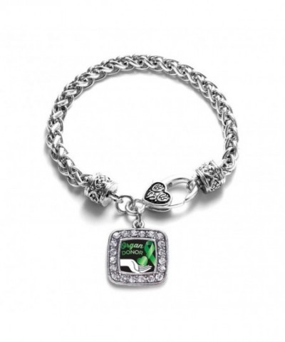 Classic Silver Plated Crystal Bracelet