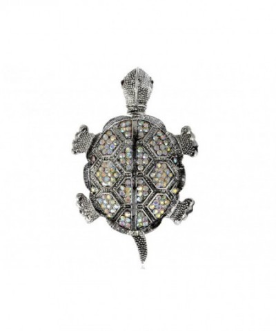 Alilang Silvery Iridescent Rhinestones Tortoise